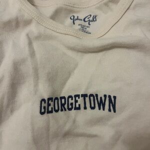 Brandy Melville Cream Cotton Tee